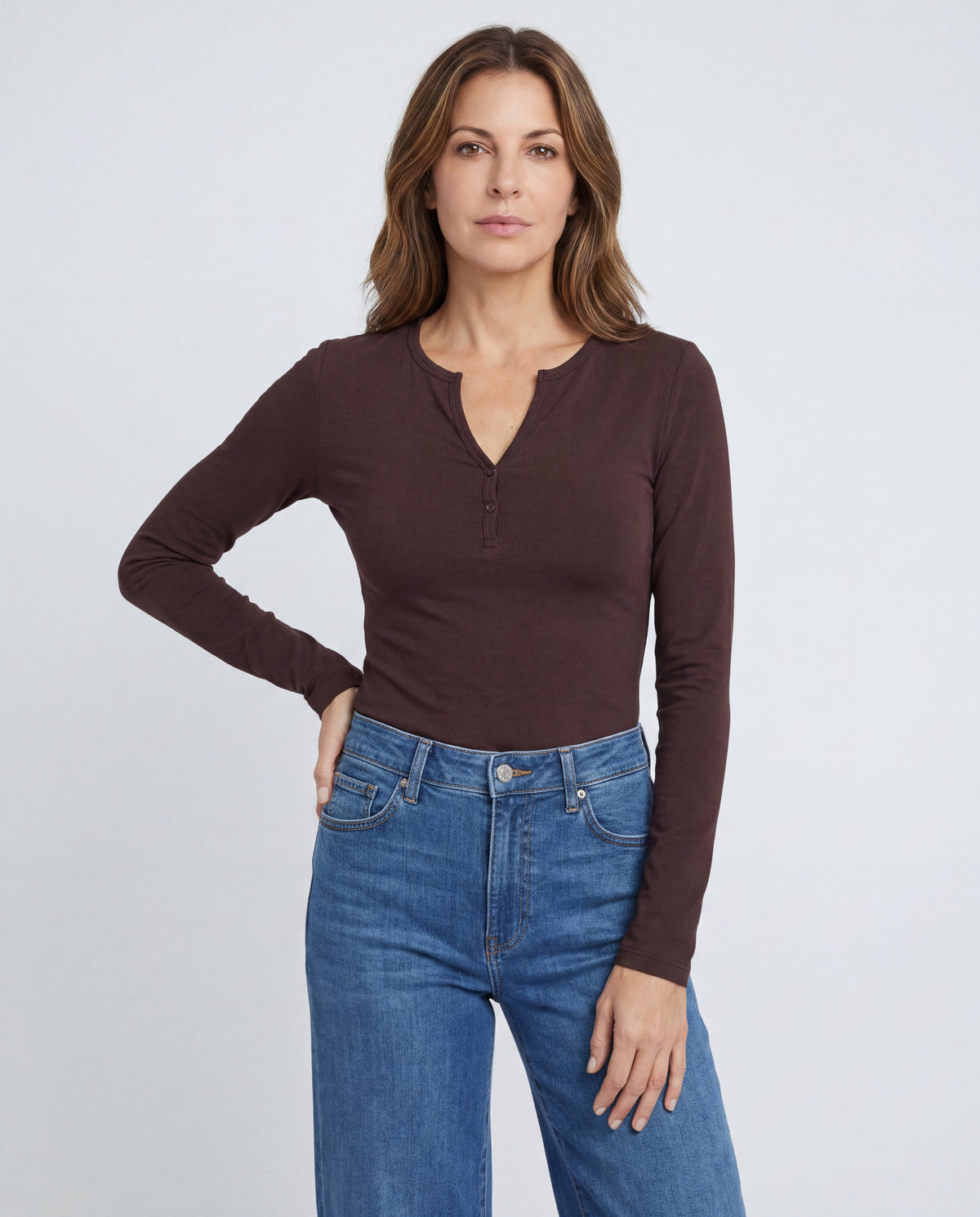 Basica Mujer Fresa - Cafe