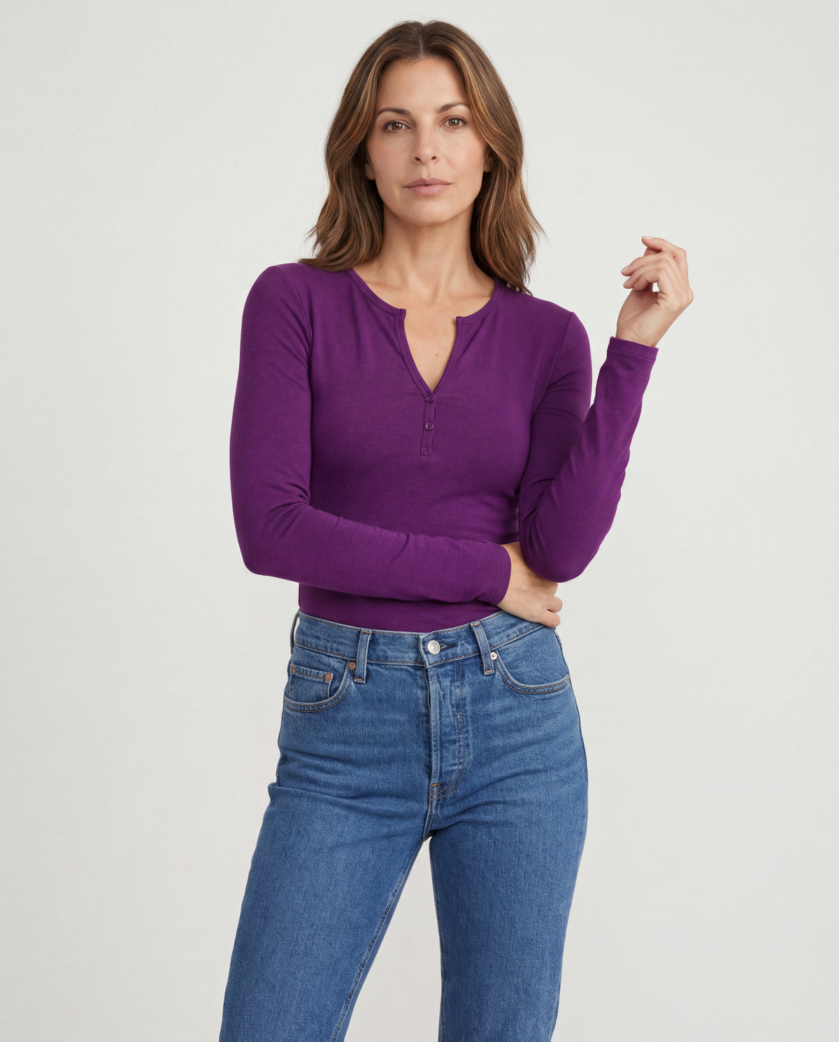 Basica Mujer Fresa - Ciruela