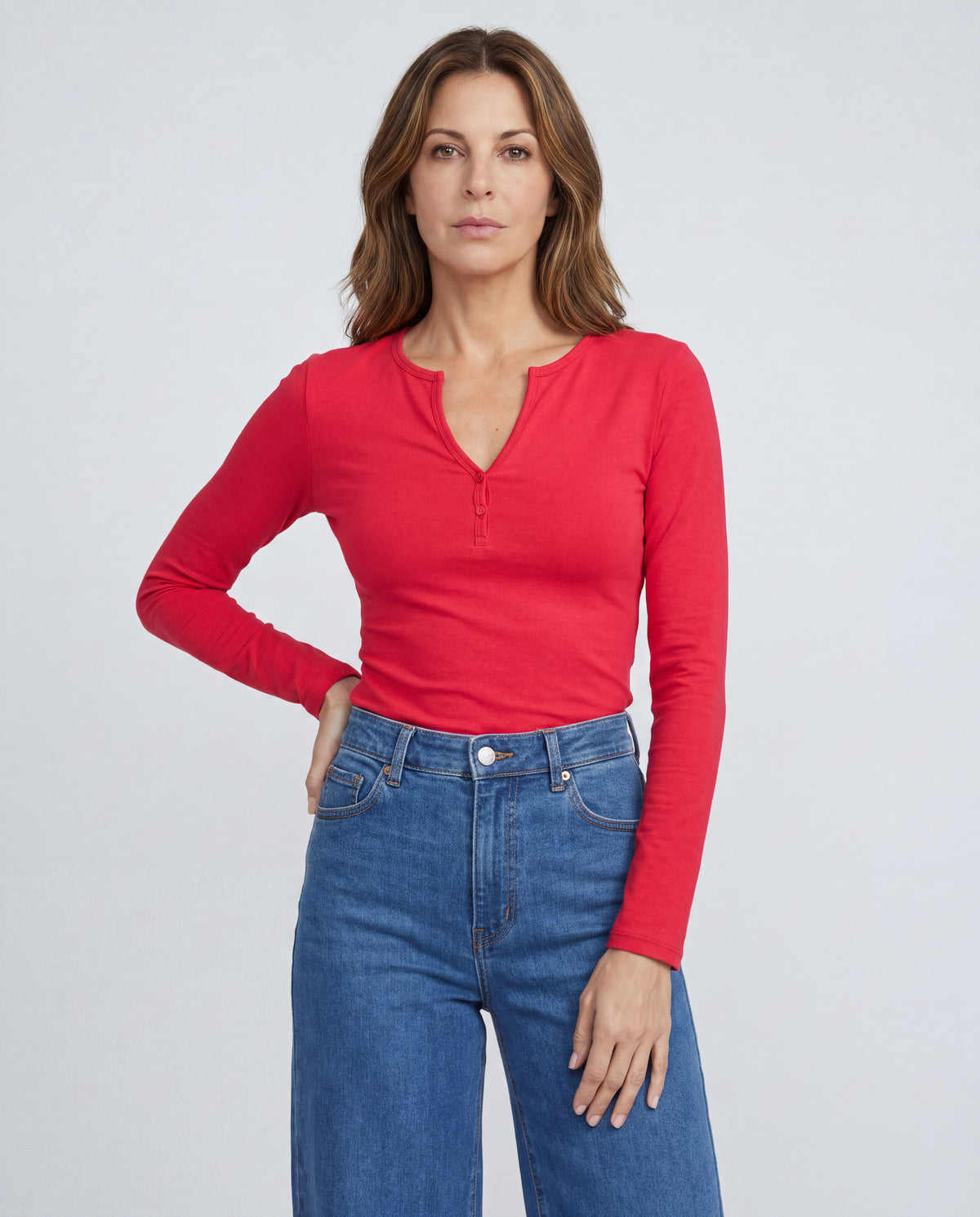 Basica Mujer Fresa - Roja