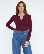 Basica Mujer Fresa - Vinotinto