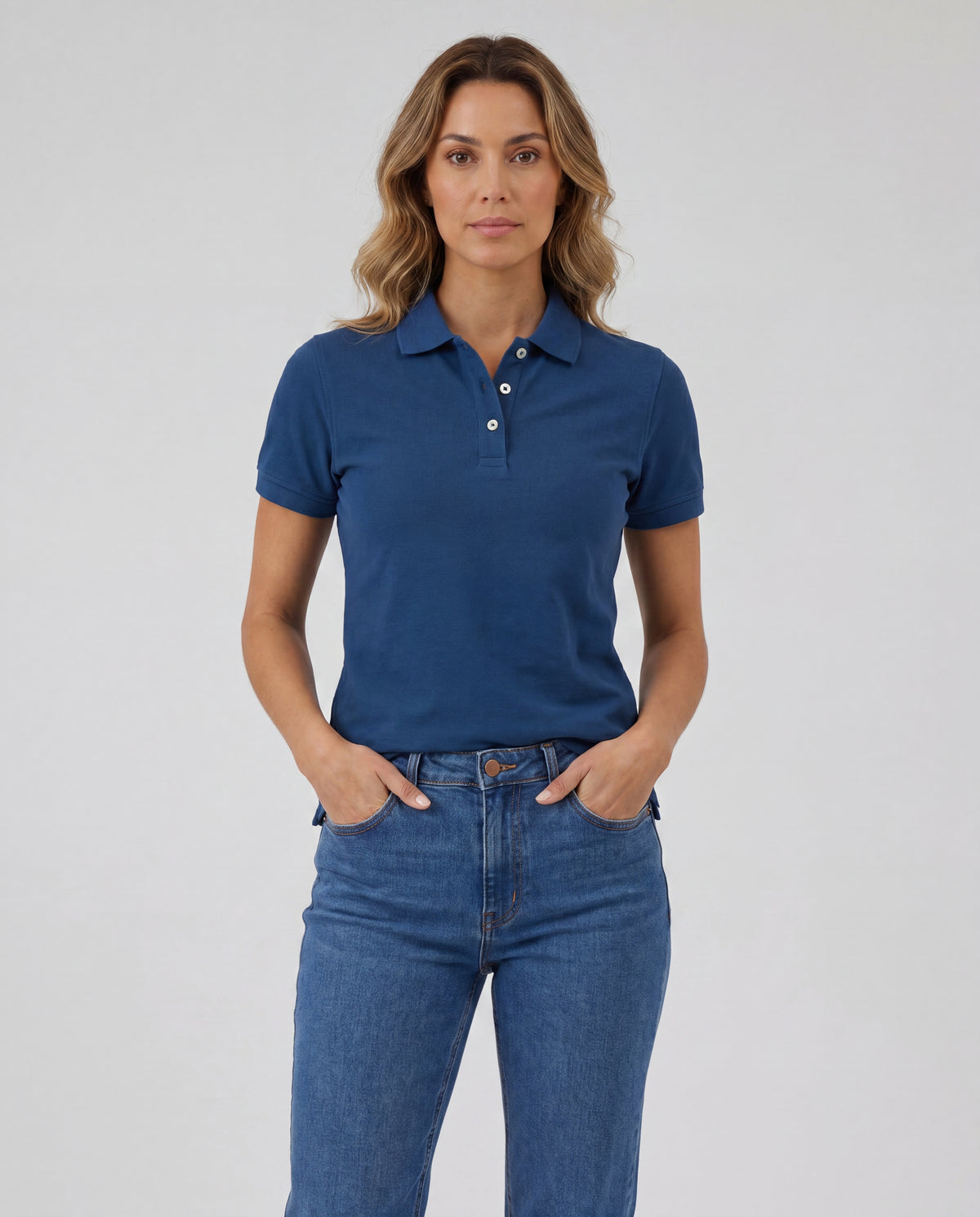 Polo Mujer - Azul Marino