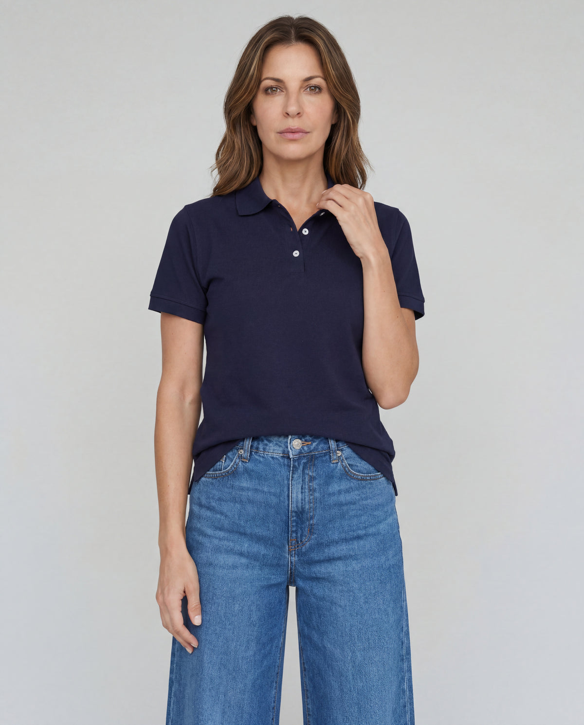 Polo Mujer - Azul Navy