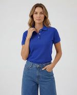 Polo Mujer - Azul Zafiro