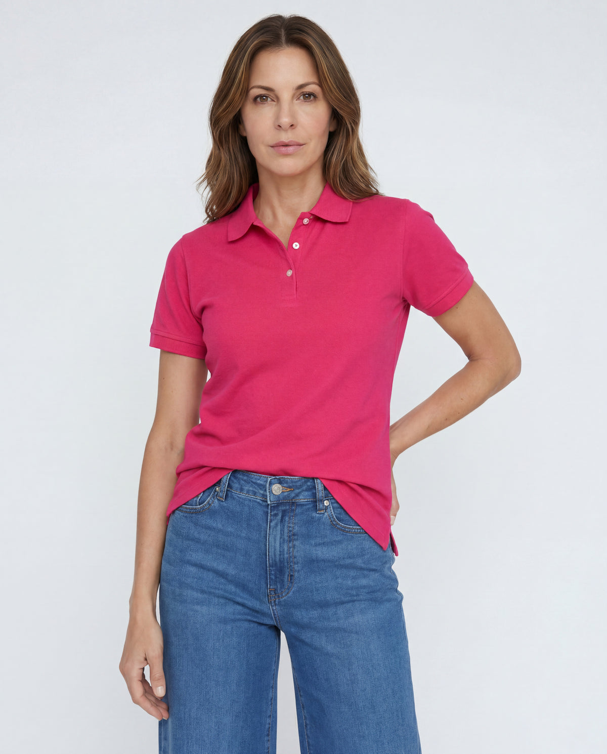 Polo Mujer - Fucsia