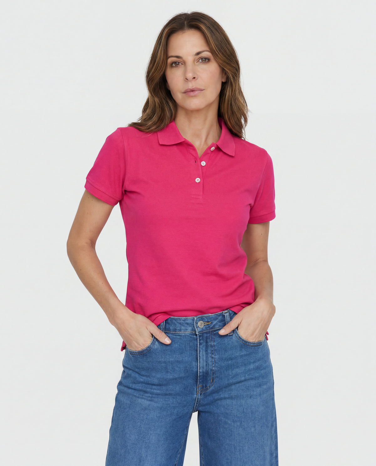 Polo Mujer - Fucsia