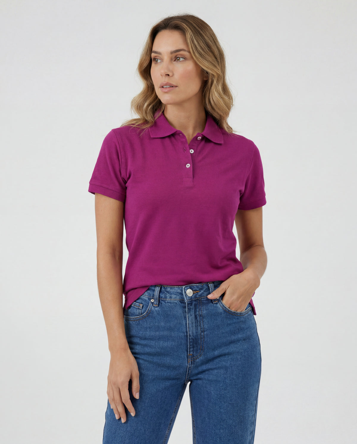 Polo Mujer - Magenta