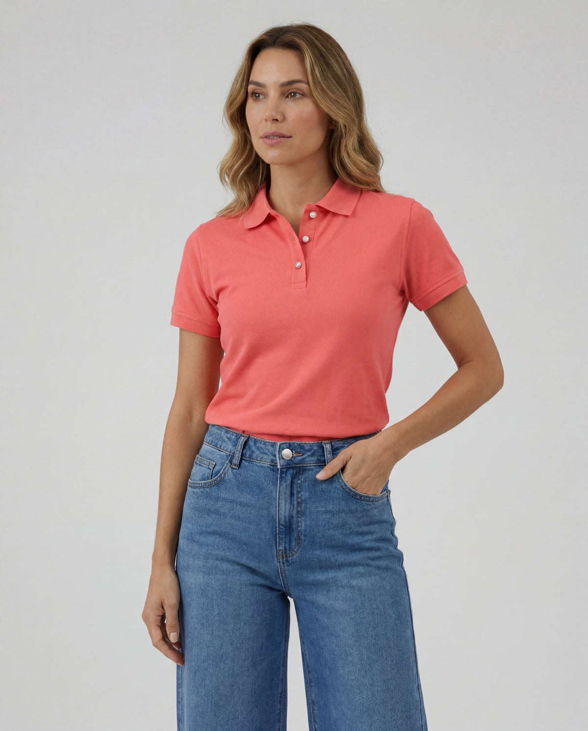 Polo Mujer - Palo De Rosa