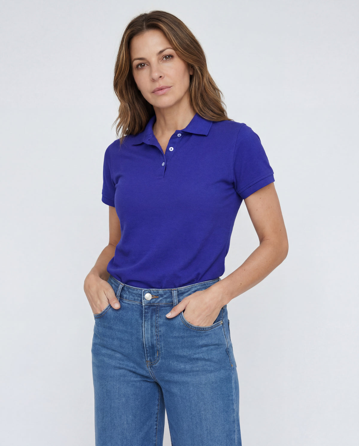 Polo Mujer - Azul Royal