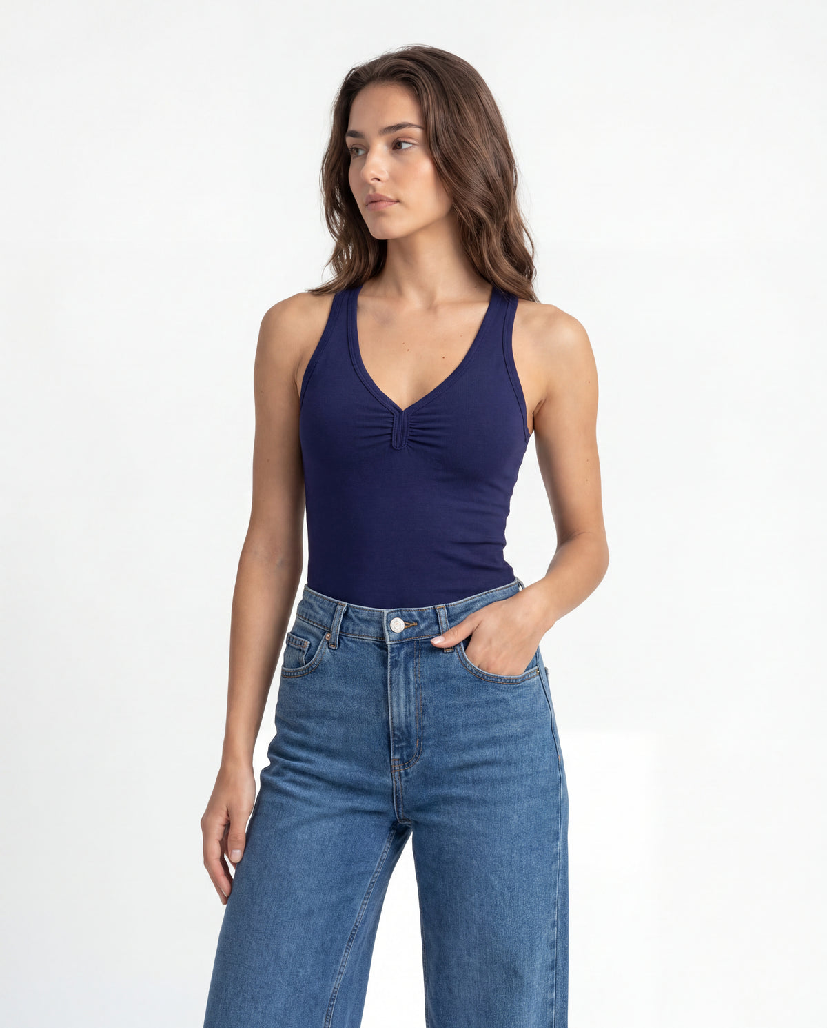 Basica Mujer Maracuya - Azul Navy