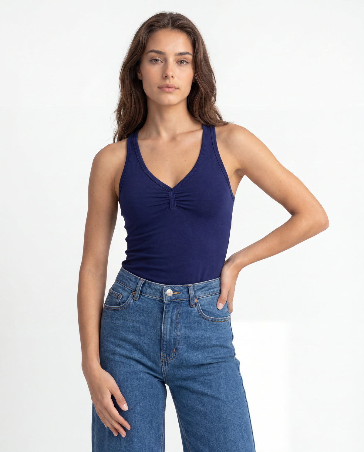 Basica Mujer Maracuya - Azul Navy