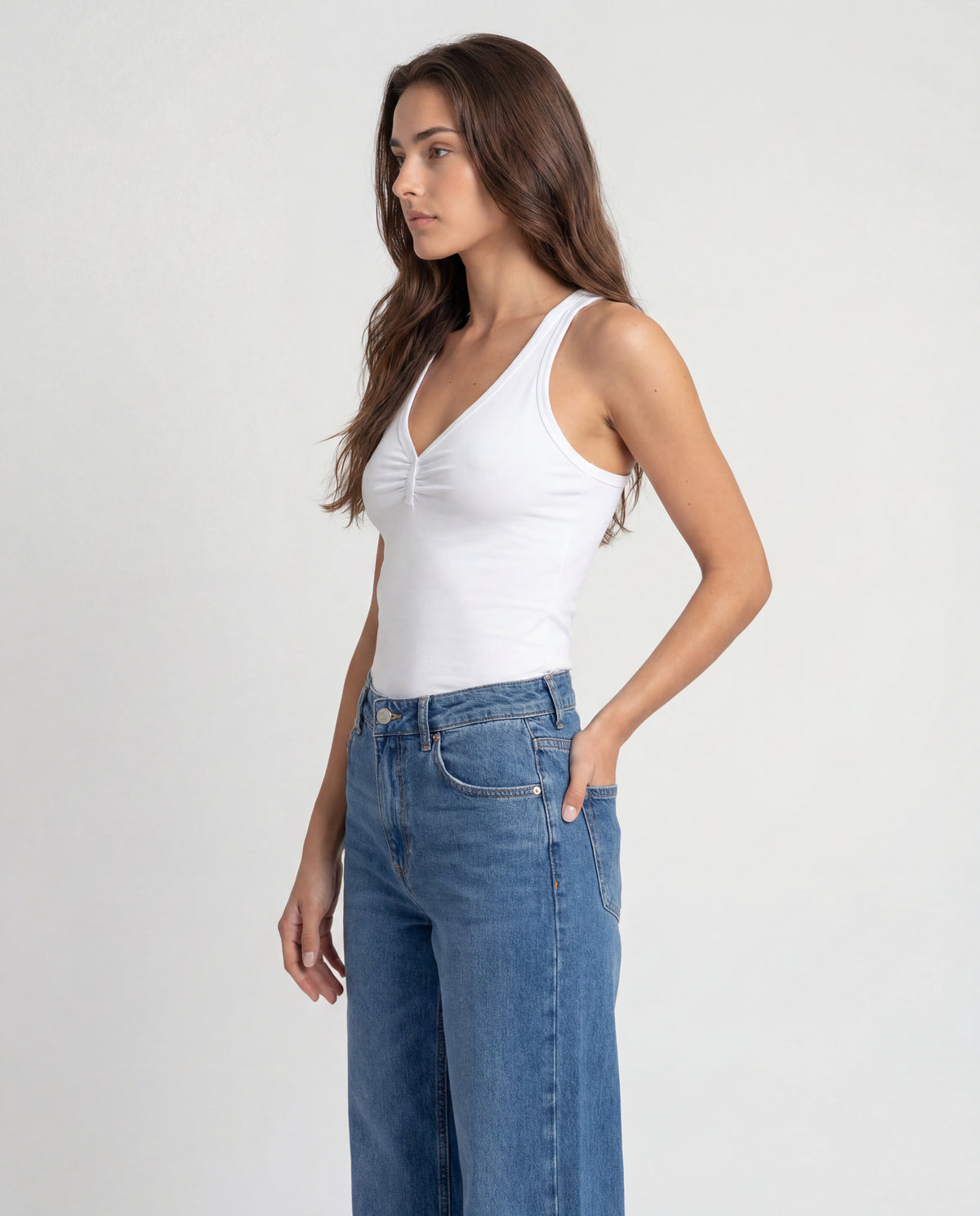 Basica Mujer Maracuya - Blanca
