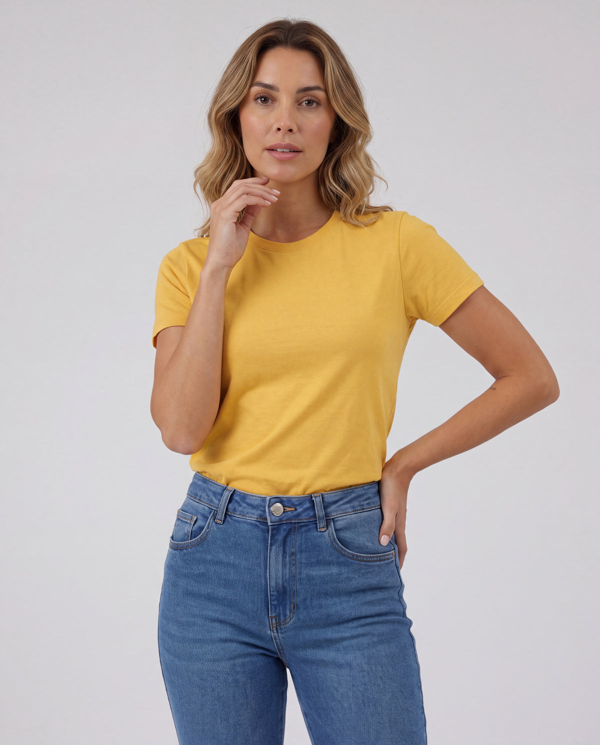 Camiseta Mujer Cuello Redondo - Maiz