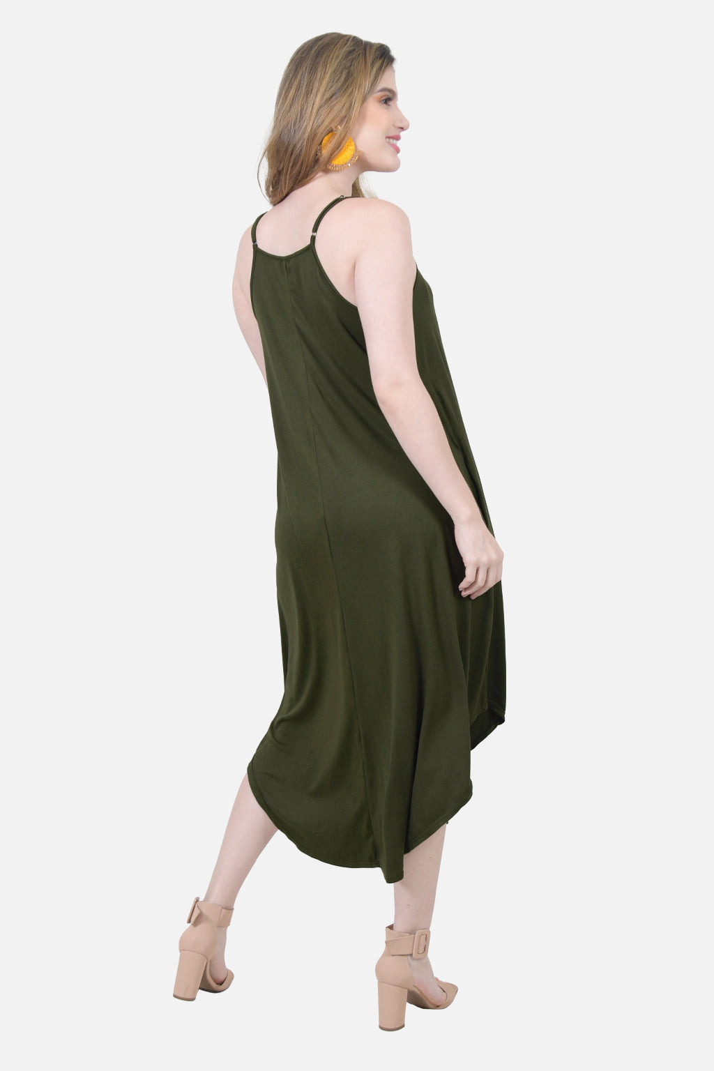 Vestido Hillary - Verde Militar