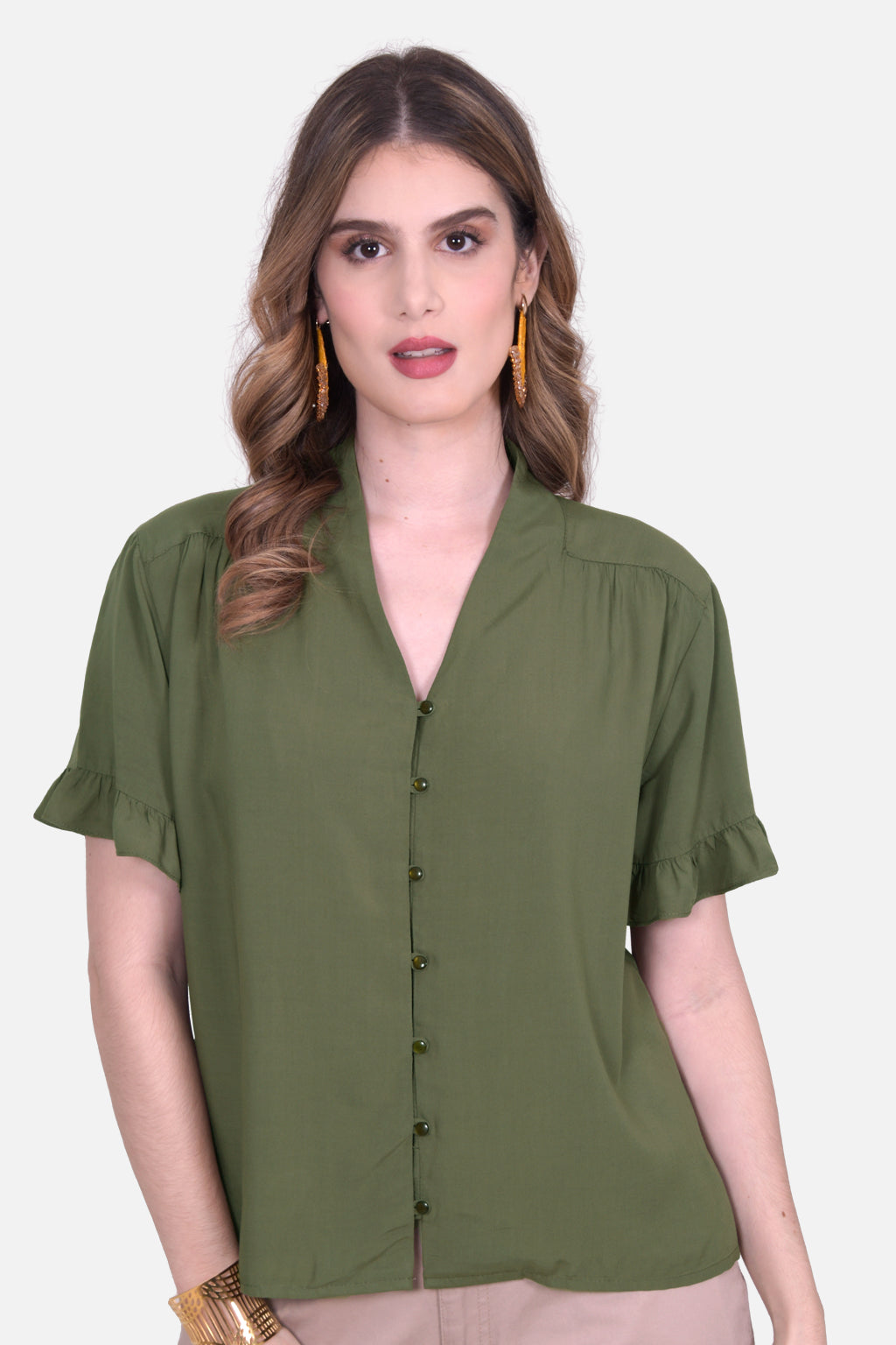 Blusa Ana - Verde Militar
