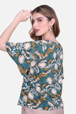 Blusa Cleotilde - Petroleo