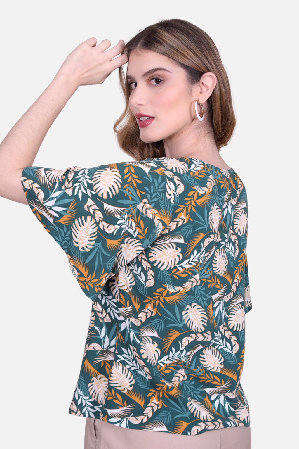 Blusa Cleotilde - Petroleo