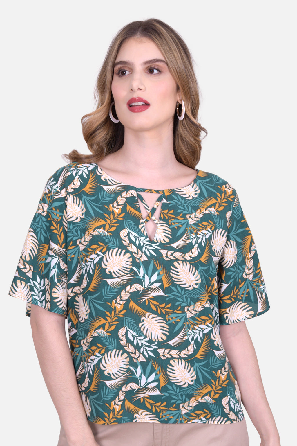 Blusa Cleotilde - Petroleo
