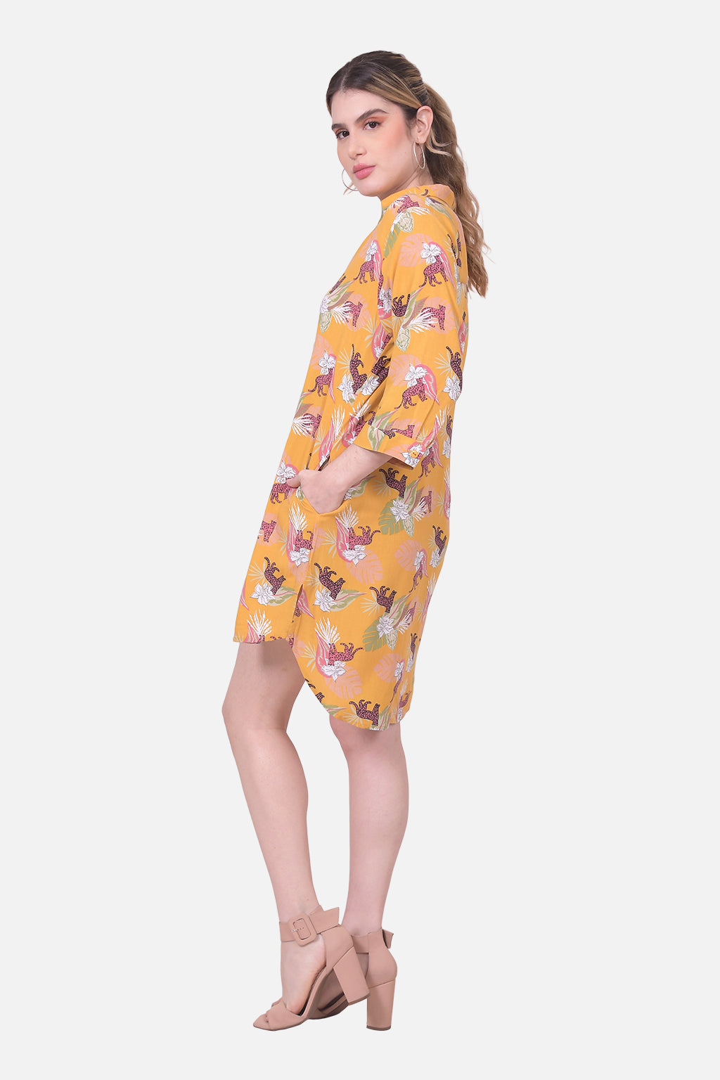 Vestido Araceli - Mostaza