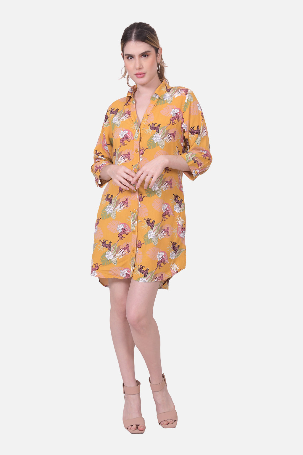 Vestido Araceli - Mostaza