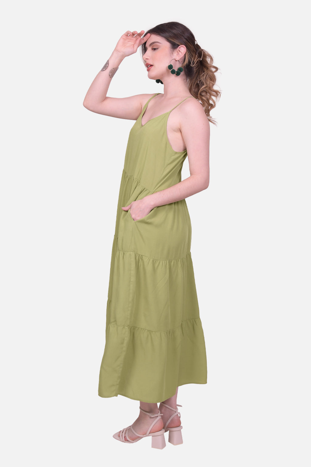 Vestido Ananias - Verde Manzana