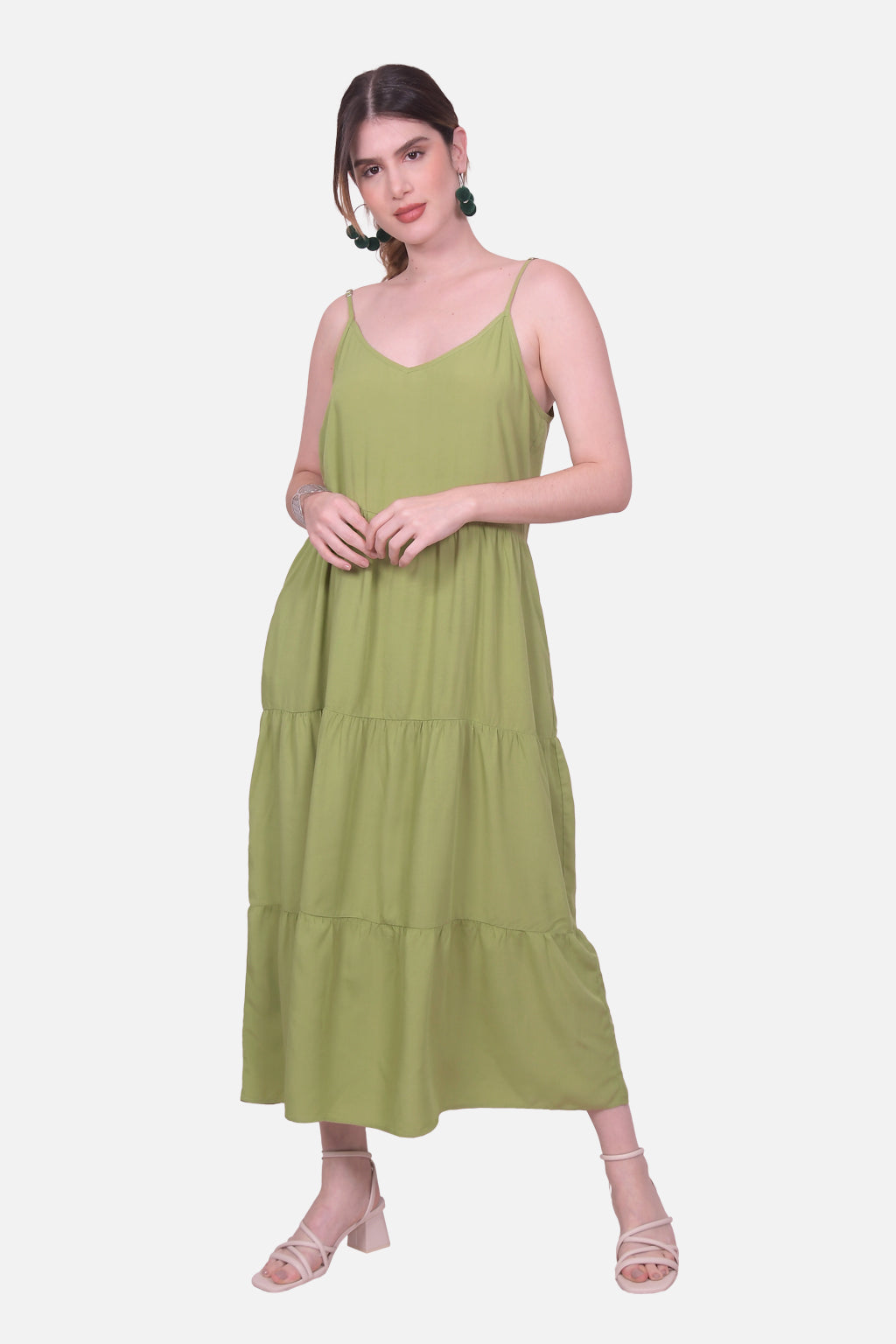Vestido Ananias - Verde Manzana