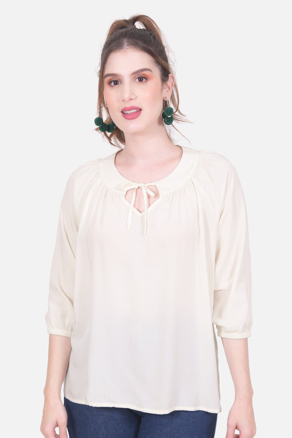 Blusa Irene - Crudo Oscuro