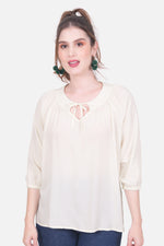 Blusa Irene - Crudo Oscuro