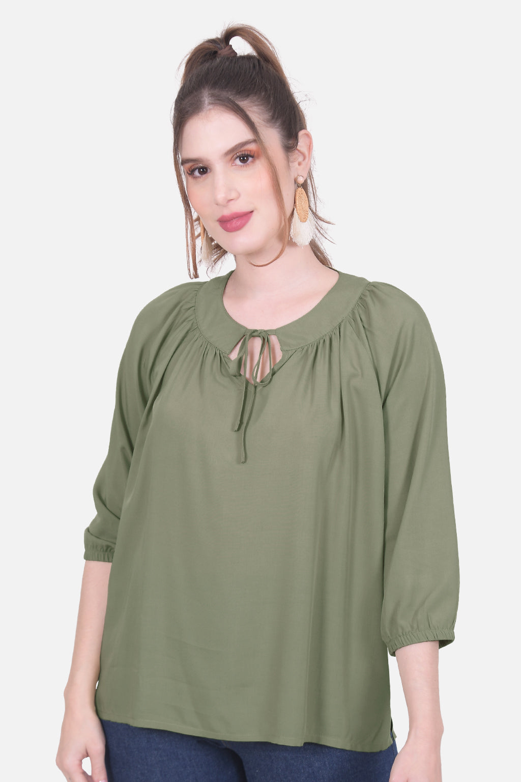 Blusa Irene - Oliva