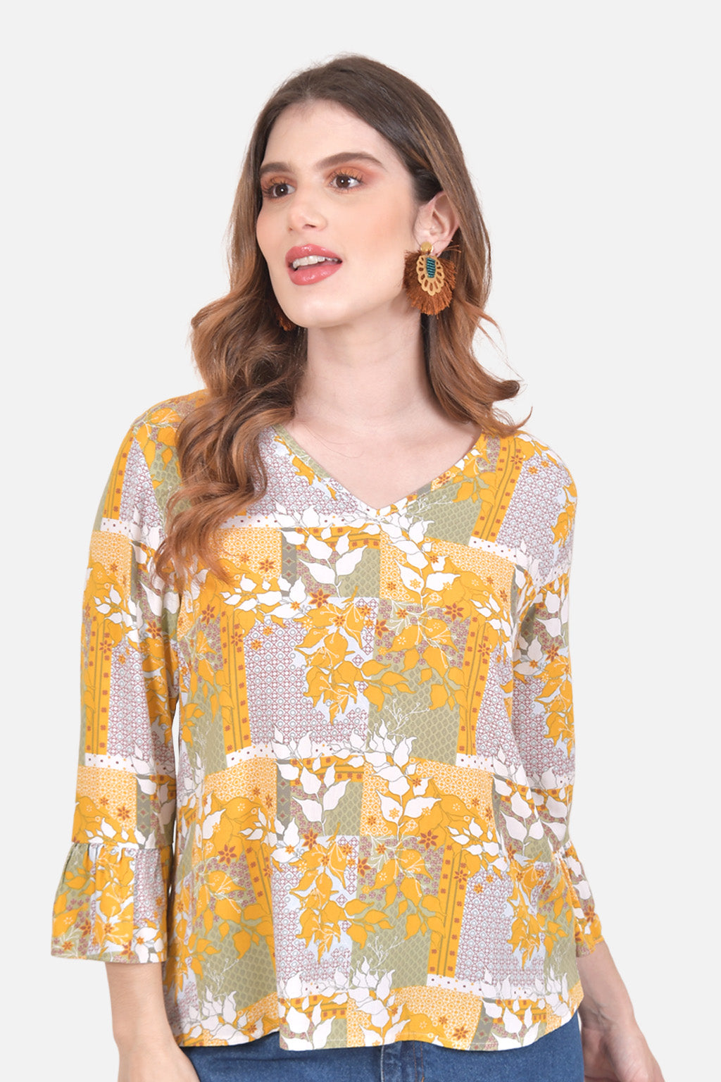 Blusa Paloma - Mostaza