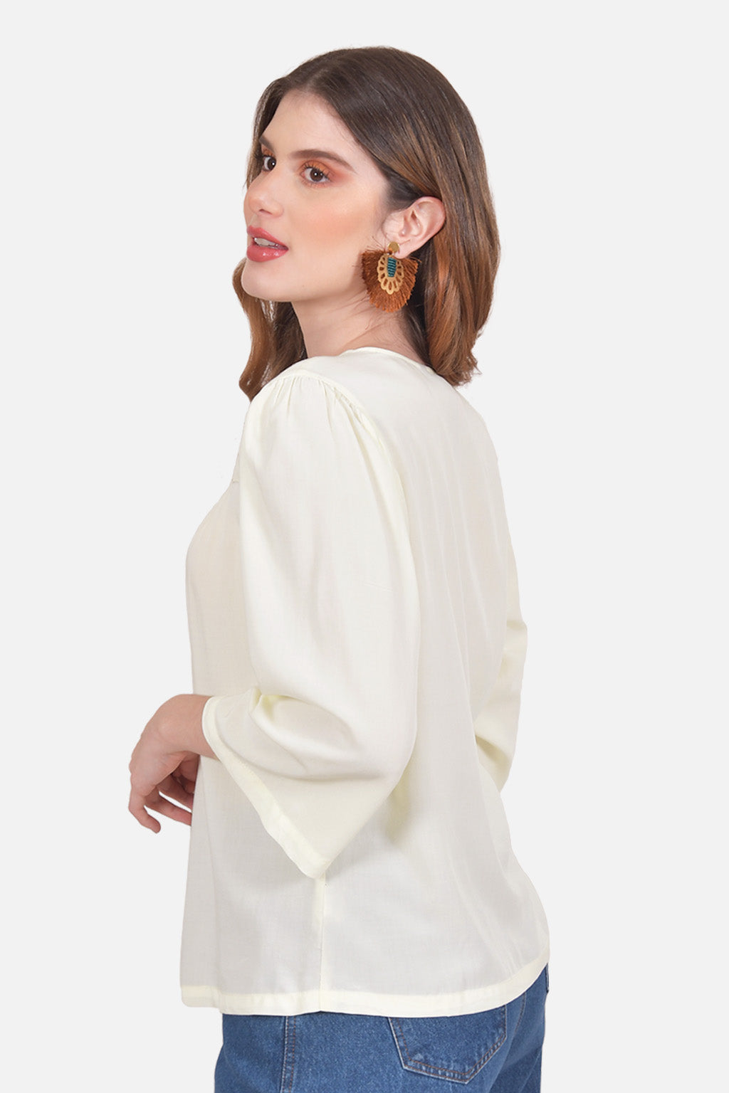 Blusa Matilde - Crudo Oscuro