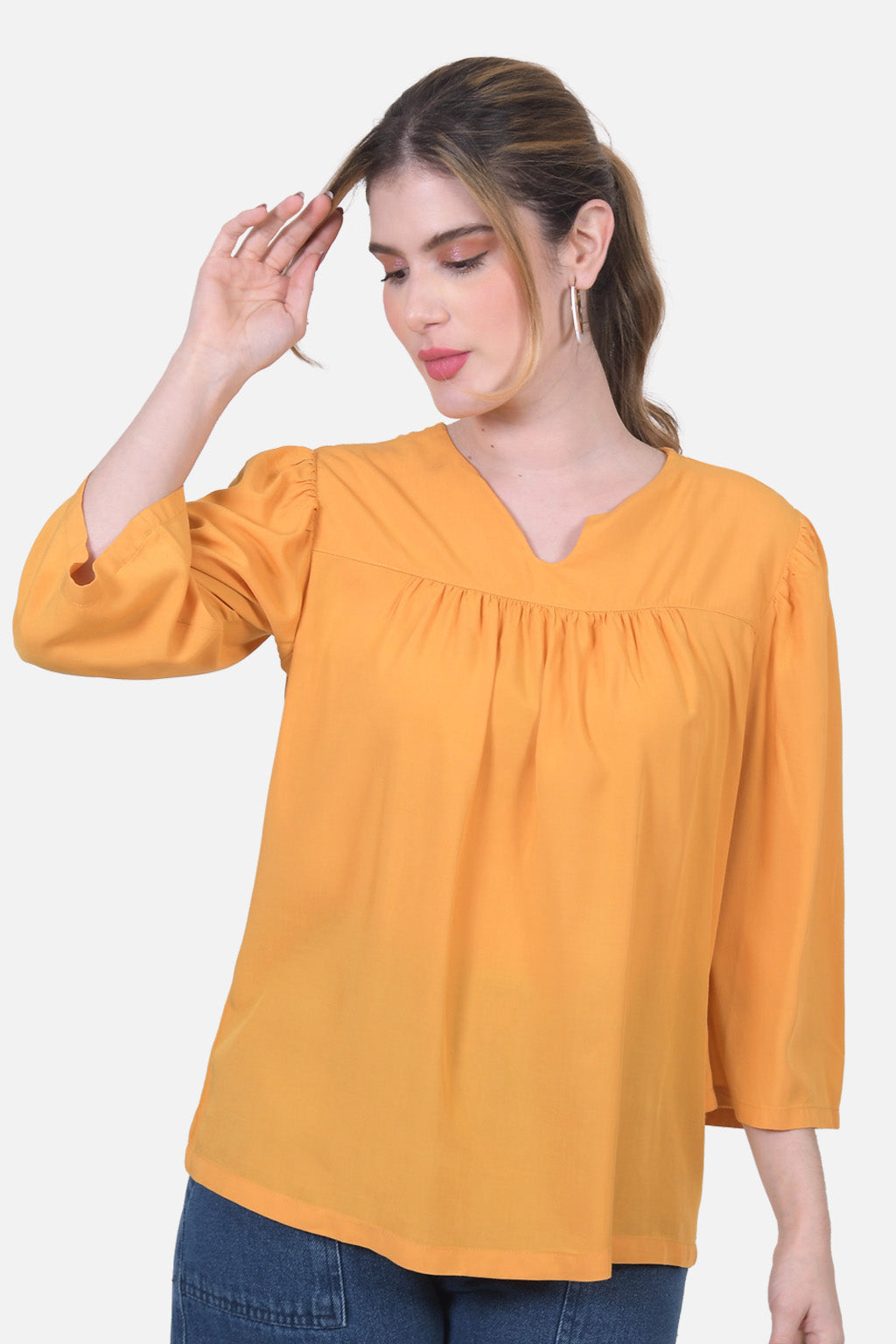Blusa Matilde - Mostaza