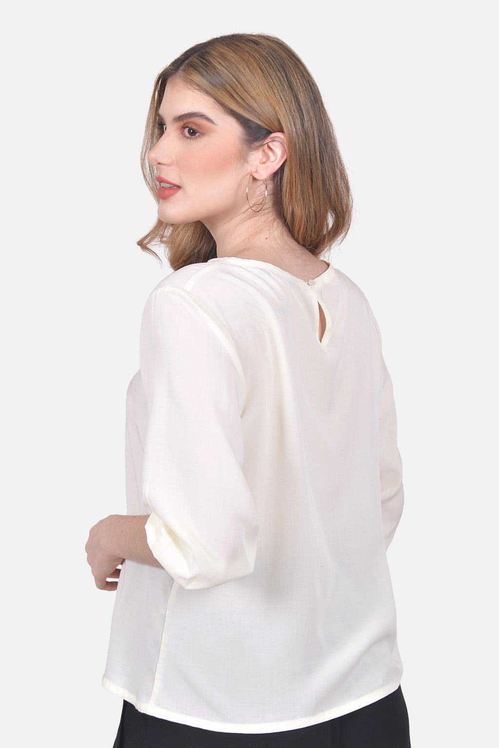 Blusa Berta - Crudo Oscuro