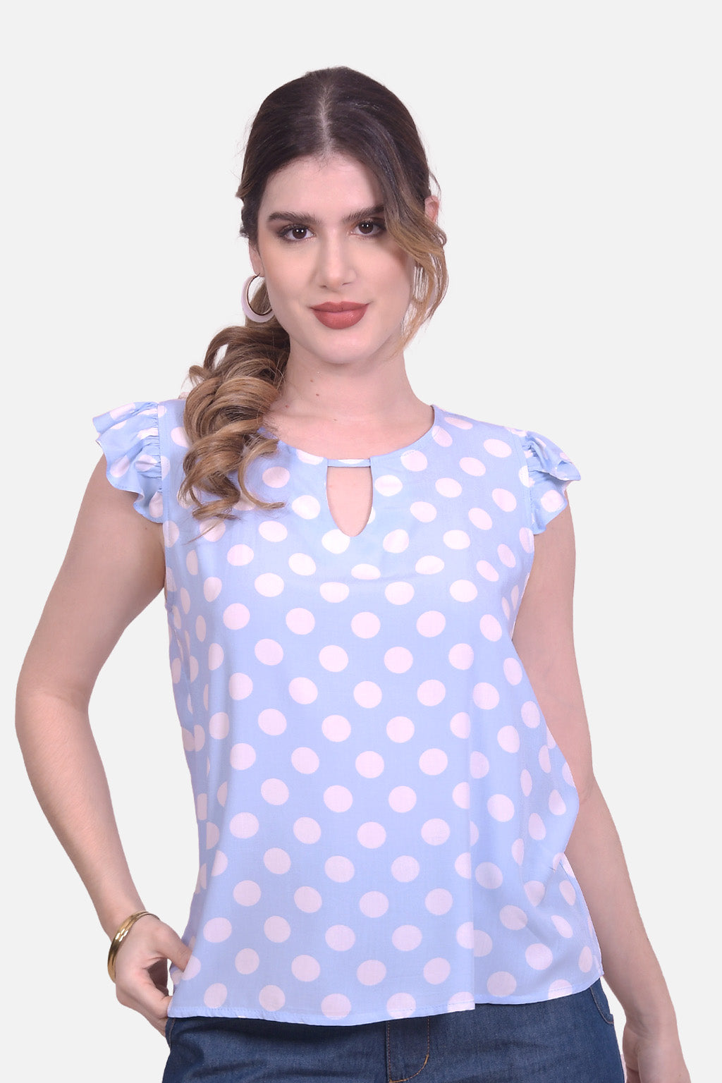 Blusa Leticia - Azul Claro