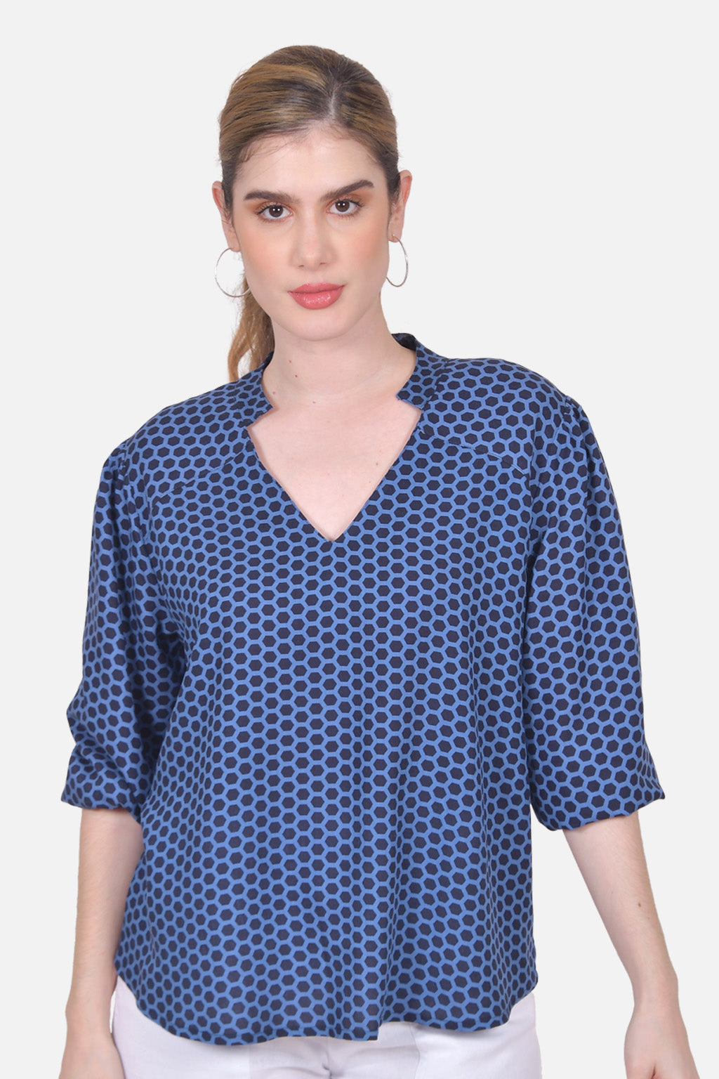 Blusa Emma - Azul Navy