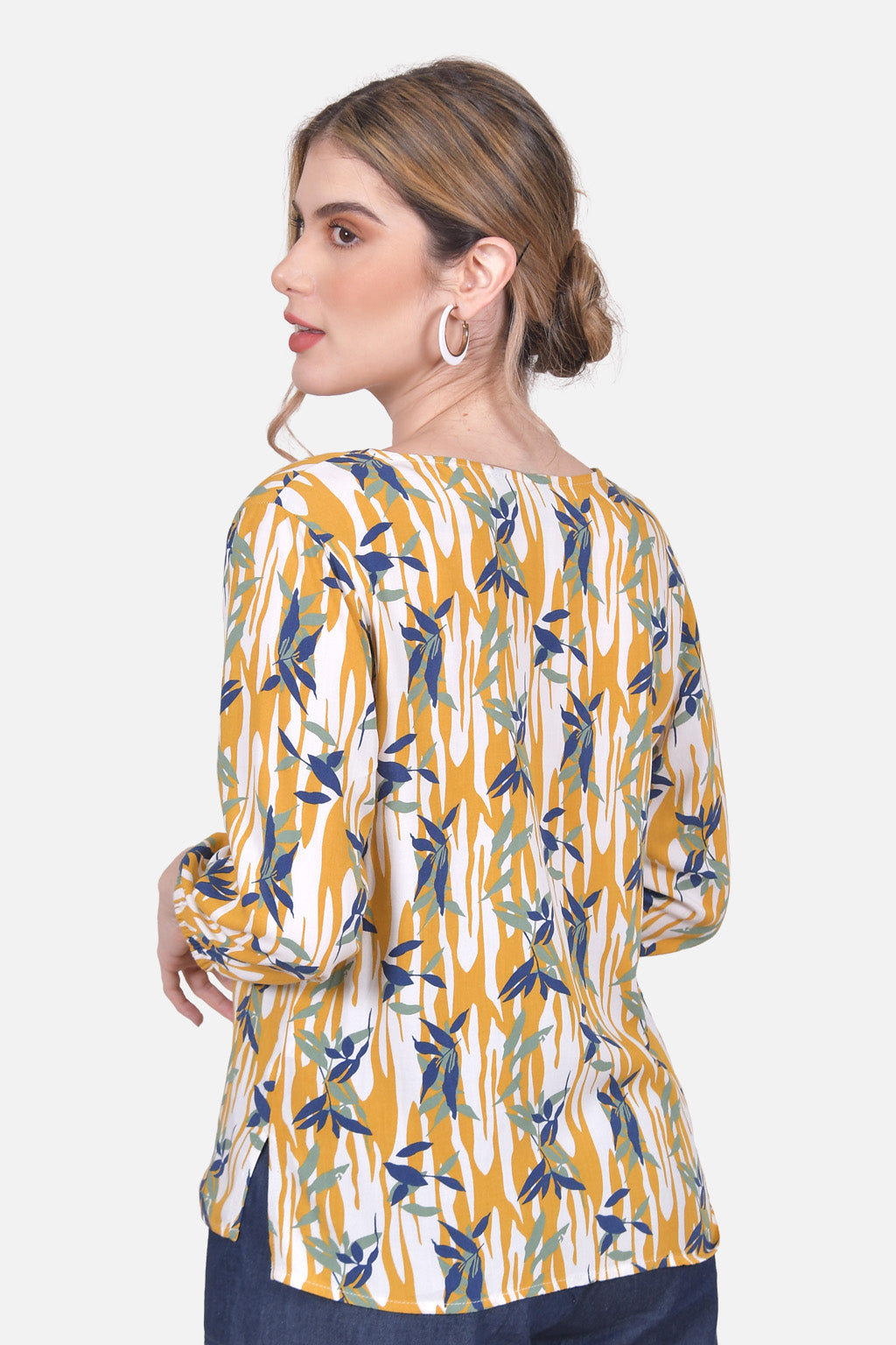 Blusa Justina - Mostaza