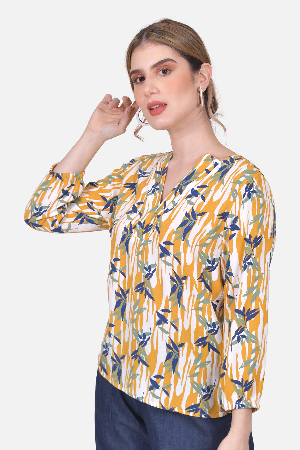 Blusa Justina - Mostaza