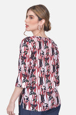 Blusa Justina - Vinotinto