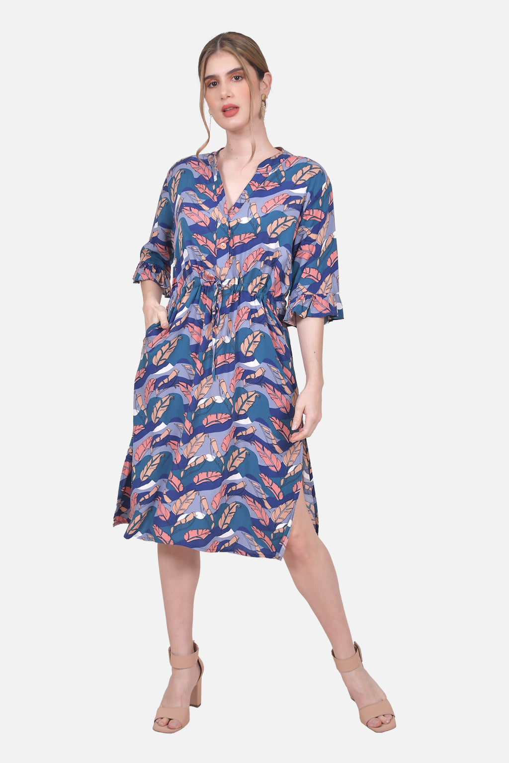 Vestido Joaquina - Azul