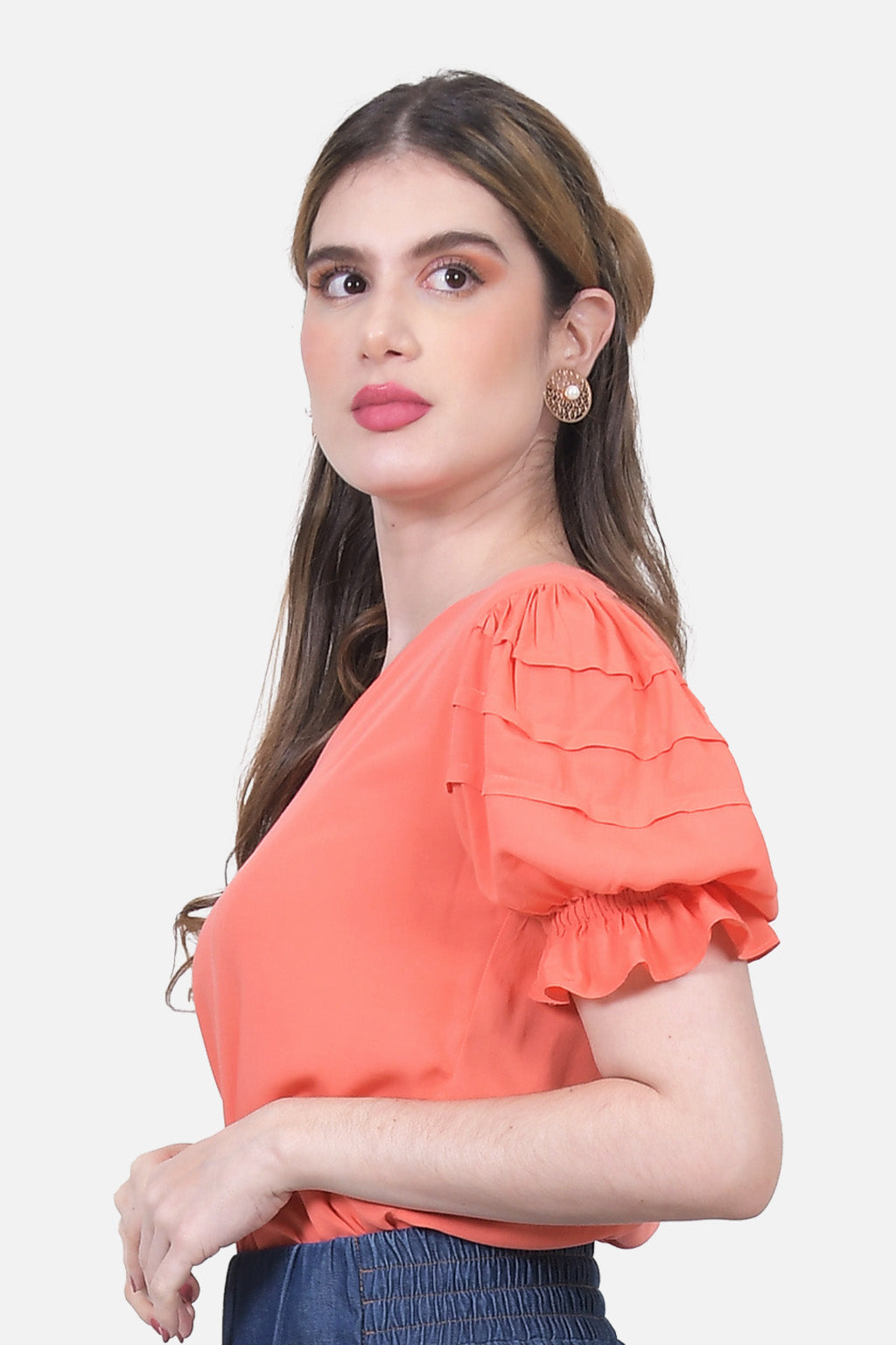 Blusa Livia - Coral