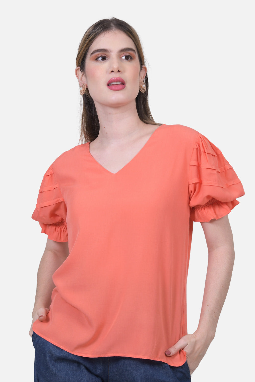 Blusa Livia - Coral