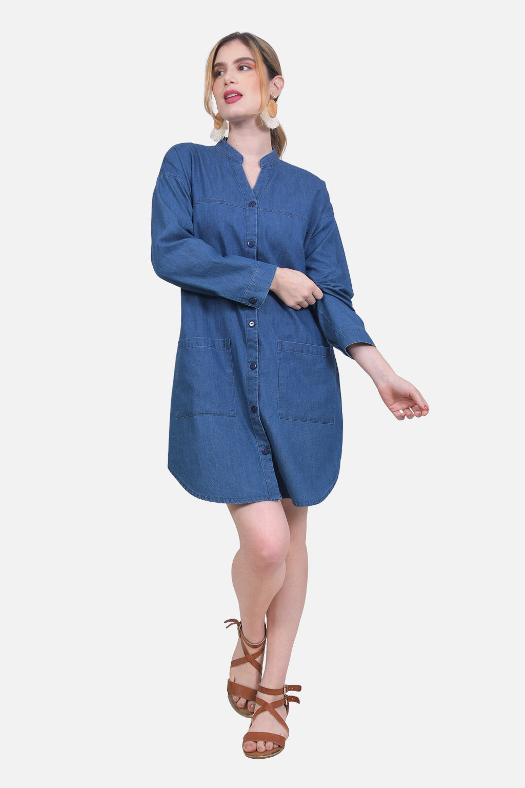 Vestido Bela - Azul Navy