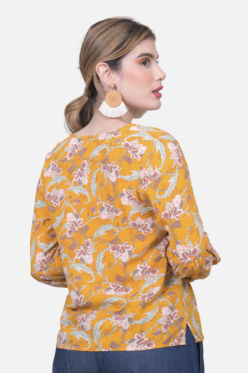 Blusa Danae - Mostaza