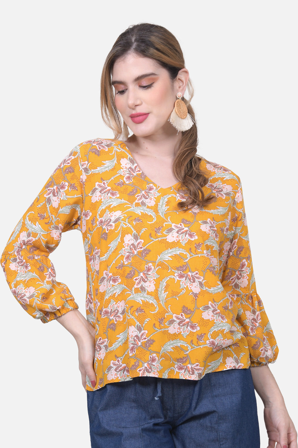 Blusa Danae - Mostaza