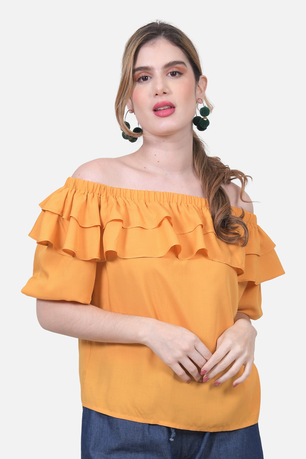 Blusa Frida - Mostaza Claro 