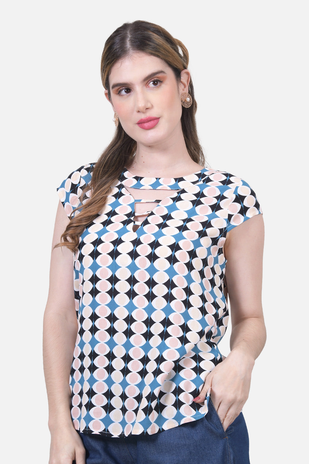Blusa Johana - Petroleo