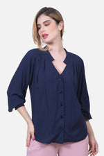 Blusa Rita - Azul Navy