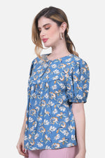 Blusa Selene - Azul Hortencia