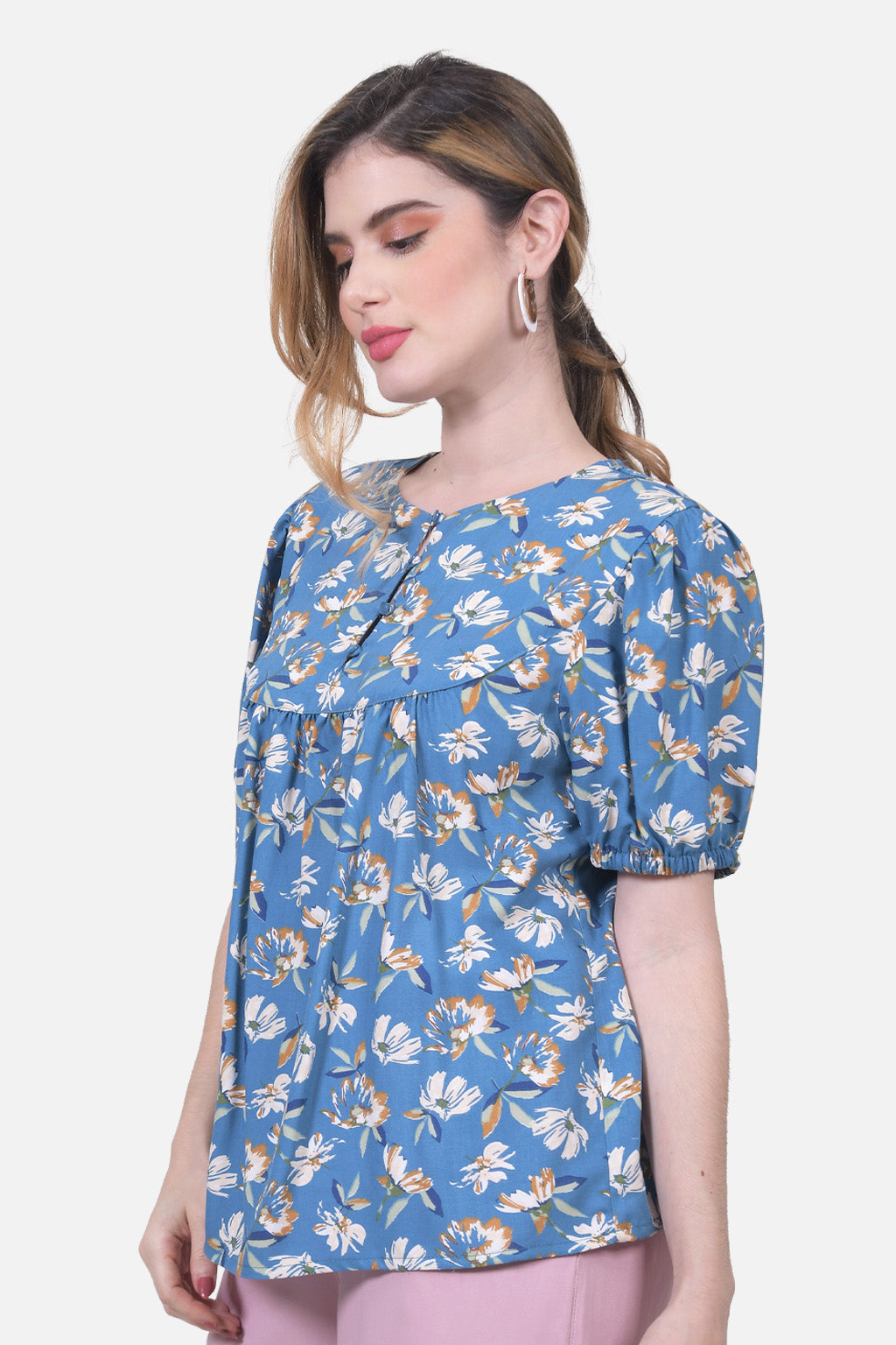 Blusa Selene - Azul Hortencia