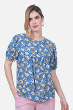 Blusa Selene - Azul Hortencia