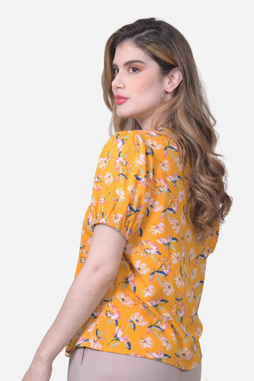 Blusa Selene - Mostaza